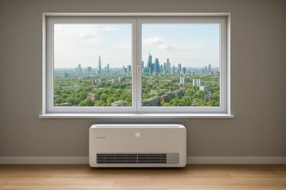 Powrmatic Heat Pump In Modern Room