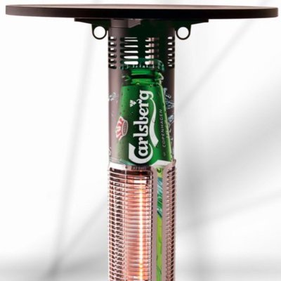 Mensa Heating Statio Infrared Drinks Table Heater - Round