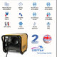 Ecor Pro DH2511 DryFan Desiccant Dehumidifier 110v