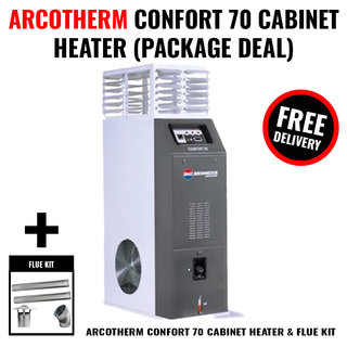 Arcotherm Confort 70 Cabinet Heater (Package Deal)