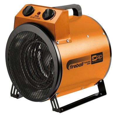 DIRTY PRO TOOLS 3KW Industrial Workshop Fan Heater Blow 3000W 230V Electric Space Heater Fire 