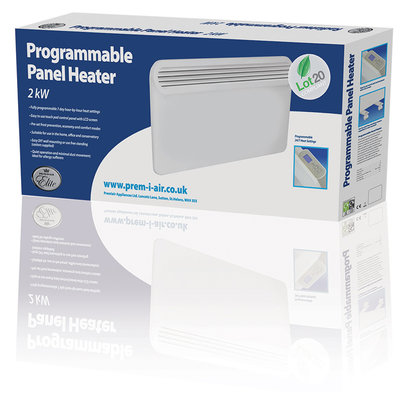 Prem-I-Air Slimline 2kW Electric Panel Heater
