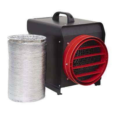 Sealey DEH10001 Industrial Fan Heater with 6m Ducting - 3 Phase