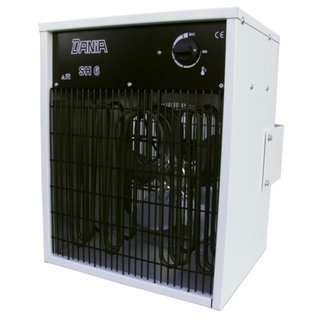 Dania SH 6kW Wall Mounted Electric Fan Heater - 3 Phase