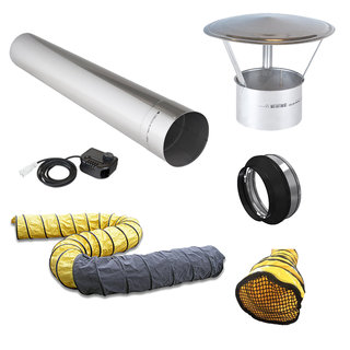 Master BV110 Accessory Bundle - Single Outlet (3m Ducting)