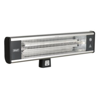 Sealey IWMH1809R Wall Mounted Outdoor Carbon Fibre Infrared Heater 230v