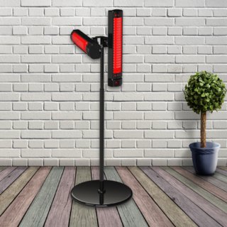 Evergreen Pro GreenPRO RCH-2000/6 Double Infrared Patio Heater with Floor Stand