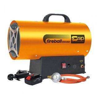 SIP Fireball 1050 Battery Powered Propane Heater