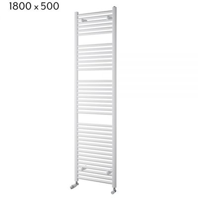 Towelrads Pisa Straight Towel Rail - White