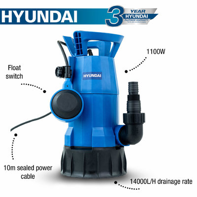 Hyundai HYSP1100CD Electric Submersible Water Pump